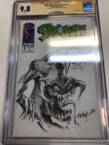 30th Anniversary Spawn (2022) # 1 (CGC 9.8 SS) Signed & Sketch Ken Steacy •Blank