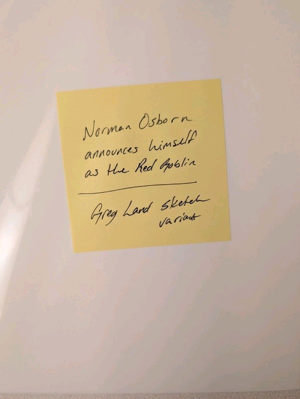 AMAZING SPIDER-MAN #798 NM- Greg Land Sketch Variant First Red Goblin Key HTF