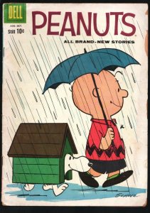 Peanuts-#6 1960-Dell-Charles Schulz cover art-classic comic-G+