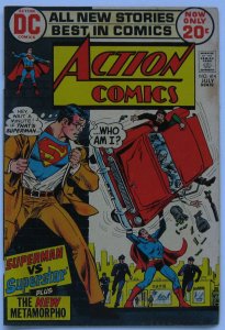 Action Comics #414 (Jul 1972, DC), VG condition (4.0), Metamorpho back-up story