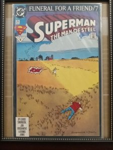 Superman: The Man of Steel #21 (DC, 1993) - Funeral for a Friend 7. Nw32