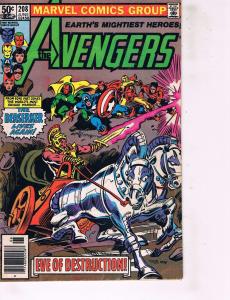 4 Avengers Marvel Comic Books # 208 209 210 211 Iron Man Vision Thor Hulk MM6