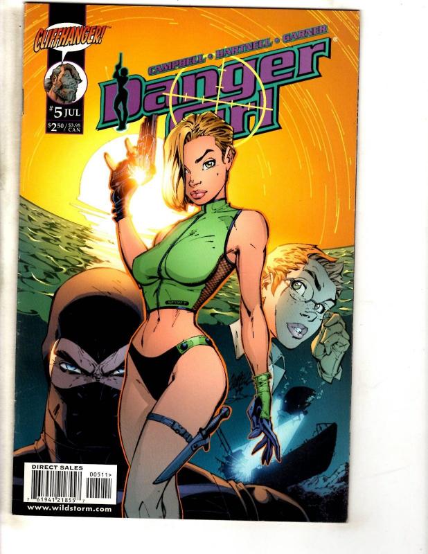 Danger Girl # 5 VF Image Comic Book J. Scott Campbell 1999 1st Print CR31