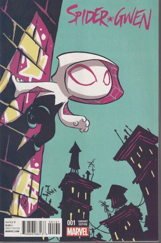 Spider-Gwen # 1 Skottie Young Variant Cover NM Marvel 2015 2nd Series [W1]