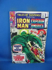 TALES OF SUSPENSE 93 F+ MARVEL 1967 IRON MAN
