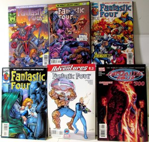 Fantastic Four Lot 6 #2nd 11, 12, 3rd 16, 28, 500, Adv. 39 1997 Marvel Comics
