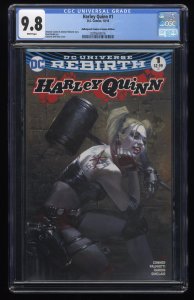 Harley Quinn (2016) #1 CGC NM/M 9.8 Bulletproof Comics & Games Variant