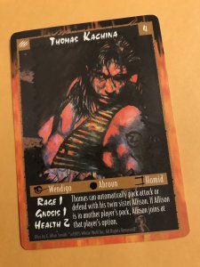 THOMAS KACHINA : RAGE Werewolf Unlimited Wendigo Character Card; White Wolf TCG