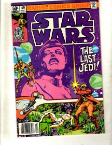 8 Star Wars Marvel Comic Books # 24 25 41 43 44 45 46 49 Jedi R2D2 Solo Han WS10