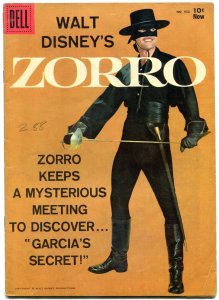 Four Color Comics #933 1958- Zorro- Classic Guy Williams cover- Dell  VG/FN