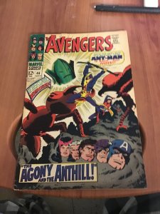 The Avengers #46 (1967)  Goliath/Wasp 1st Whirlwind wow! Mid-high-grade FN+