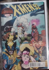 X-MEN  92 # 01  2015  marvel  disney   SECRET WARS-WARZONES LARRAZ COVER