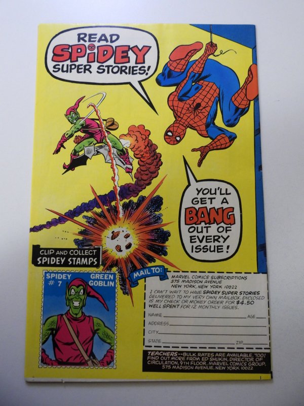 Spidey Super Stories #23 (1977) FN+ Condition