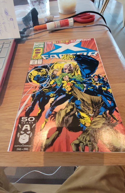 X-Factor 71 NM- 1st New Team! High-grade