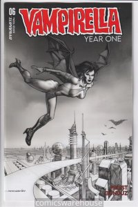 VAMPIRELLA YEAR ONE (2022 DYNAMITE) #6 VARIANT 1:10 CVR F NOWLAN PENCILS X07579