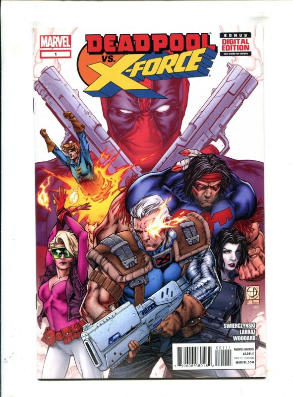 Deadpool vs X-Force 4PC #1-4 - Complete Set / Shane Davis Covers (9.0/9.2) 2014