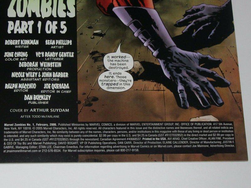 Marvel Zombies #1 Second Printing Spider-Man #1 Homage Variant 2006 Marvel VF/NM