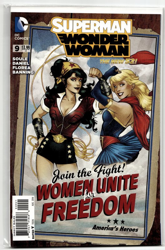 Superman/Wonder Woman #9 Variant Cover (2014) Wonder Woman