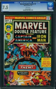 Marvel Double Feature #2 (1974) CGC 7.5 VF-