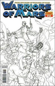 Warriors of Mars 2-B Joe Jusko 1:10 Black-and-White Cover VF/NM