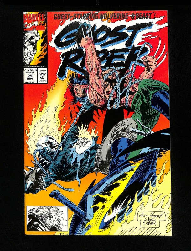 Ghost Rider (1990) #29 Wolverine!
