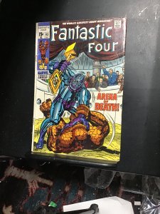 Fantastic Four #93 (1969). Jack Kirby the thing classic! Mid grade! VG/NM Wow!