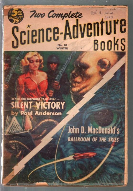 Two Science-Adventure Books #10 Winter 1953-John D MacDonald-G/VG