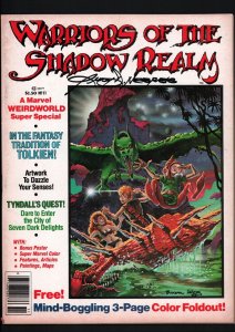 WARRIORS OF THE SHADOW REALM Magazine #11 1979 (6.0) - SIGNED BY RUDY NEBRES