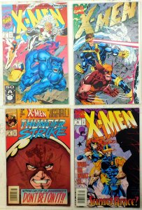 X-Men Lot 4 #1, 1 E, 35, Thunder Strike 2 1991 Marvel Storm Beast Comics