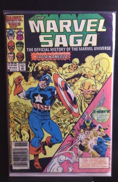 The Marvel Saga The Official History of the Marvel Universe #12 (1986)