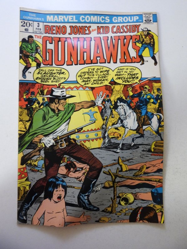 The Gunhawks #3 (1973) VG Condition