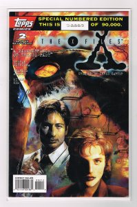 X-Files #2   A Dismembrance Of Things Past  (1995) Topps - Numbered Comic