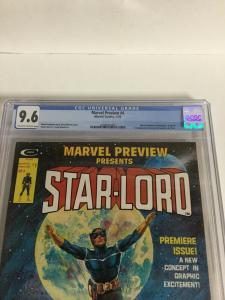 Marvel Preview 4 CGC 9.6 OW/W Pages 1st Appearance Of Star-Lord Marvel
