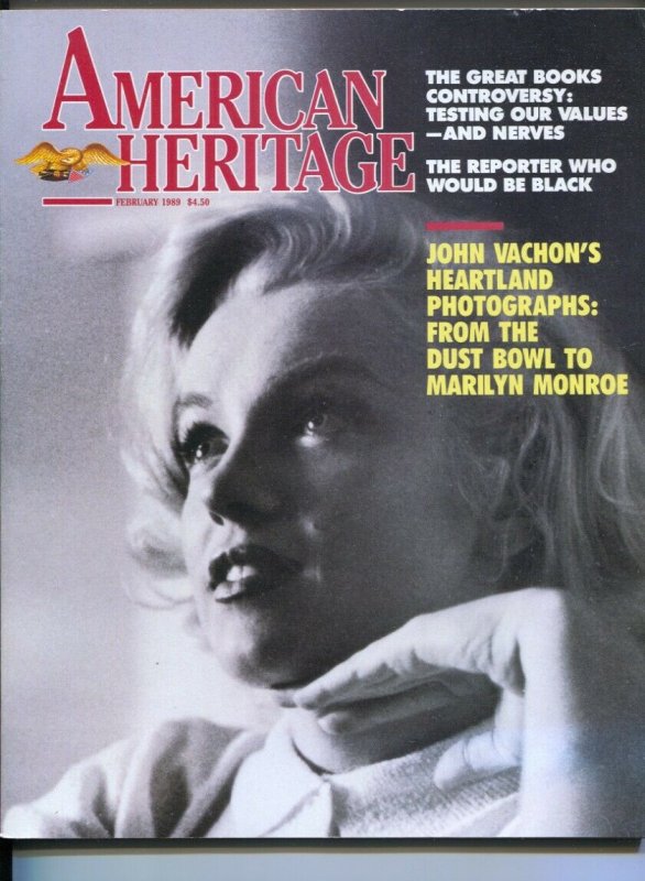 American Heritage 2/1989-Forbes-Marilyn  cover-John Vachon American photograp...