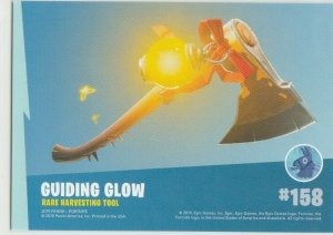 Fortnite Guiding Glow 158 Rare Harvesting Tool Panini 2019 trading card series