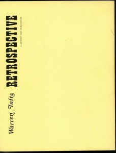 Warren Tufts Retrospective 150 pages edited by Henry Yeo FN