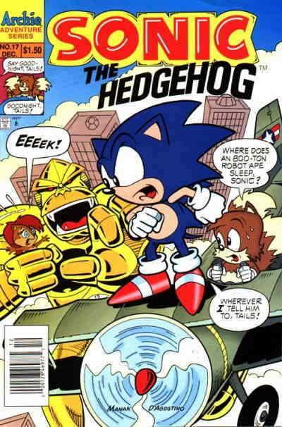 Sonic the Hedgehog #17 (Newsstand) VF; Archie | save on shipping - details insid