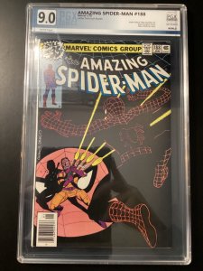 Marvel Comics, Amazing Spiderman #188, 1979, PGX 9.0, Look!