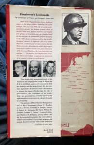 Eisenhower’s Lieutenant’s, vol.1, WEIGLEY, 1981