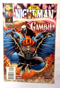 The Night Man/Gambit #1 (1996) Malibu Comics 1st Print Comic Book