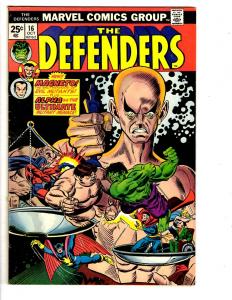 3 The Defenders Marvel Comic Books # 16 17 18 Namor Hulk Doctor Strange WT2