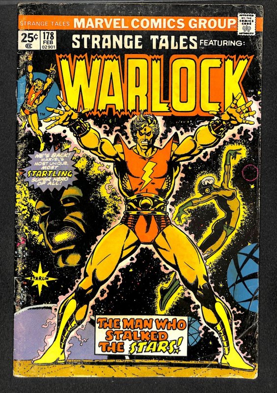 Strange Tales #178 VG 4.0 Adam Warlock 1st Magus! Mark Jewelers Insert