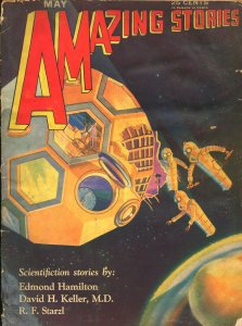 AMAZING STORIES MAY 1930-GERNSBACK-FRANK R. PAUL-G