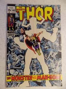 THE MIGHTY THOR # 169 MARVEL GODS JOURNEY ACTION ADVENTURE