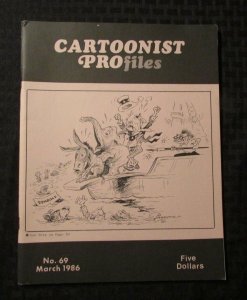 1986 CARTOONIST PROFILES Magazine #69 VF+ Joe Kubert