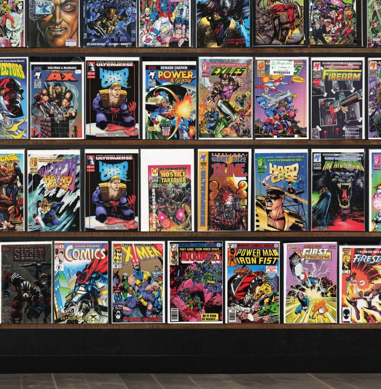 Huge Lot 140+ Comics with Dazzler, Barb Wire, Hardcase, Firearm & More!