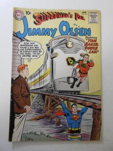 Superman's Pal, Jimmy Olsen #45 (1960) VG+ Condition moisture stain, sta...