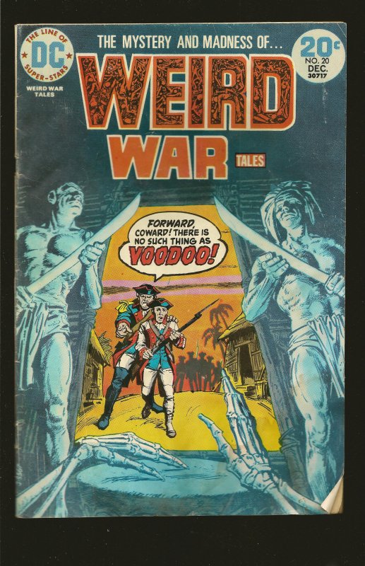 DC Comics Weird War Tales #20 (1973) SALVAGED >PLEASE READ NOTE<