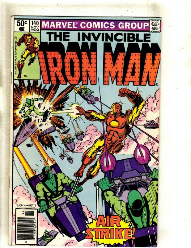 12 Iron Man Marvel Comics # 124 126 127 131 140 141 170 178 191 192 197 200 RM1