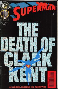 Superman #100 Holograhic Foil Cover (1995) Superman